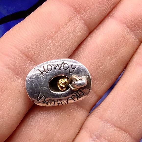 Brighton Charm Oklahoma Cowboy Hat "Howdy" Charm! - Picture 4 of 6